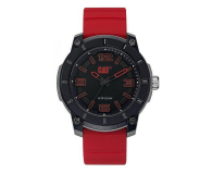 Cat Caterpillar Analog Red Rubber Strap 45mm Watch - 640402 - zdjęcie 1